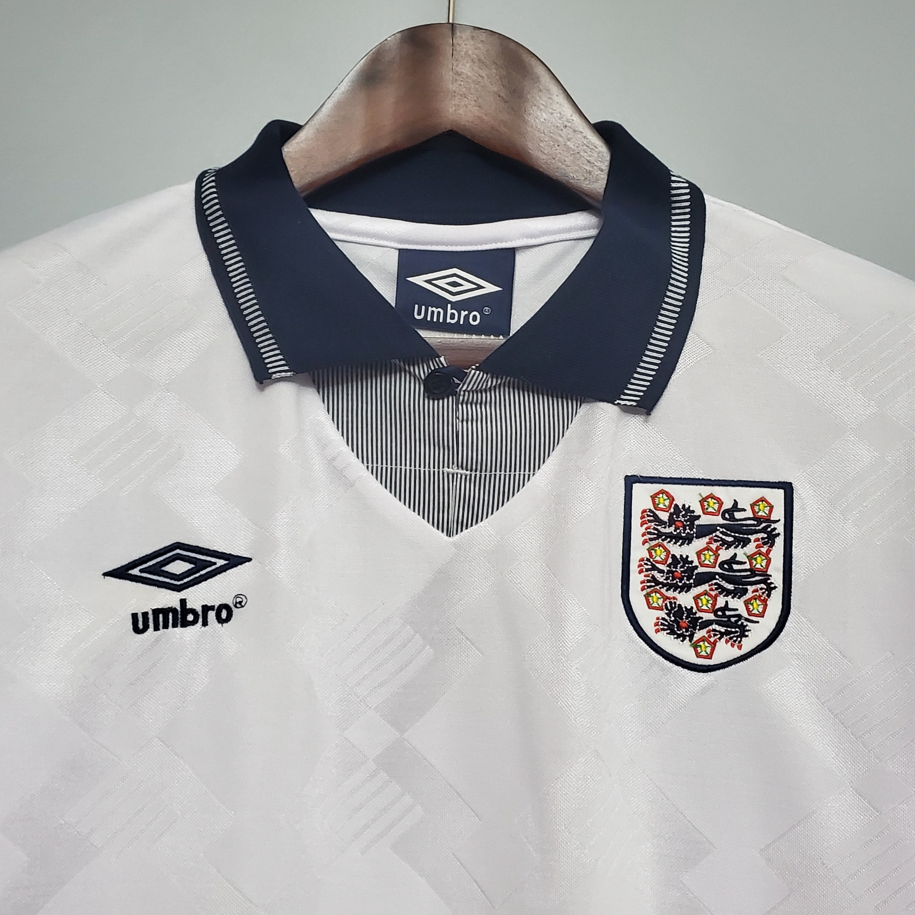 MAILLOT DOMICILE ANGLETERRE 1990