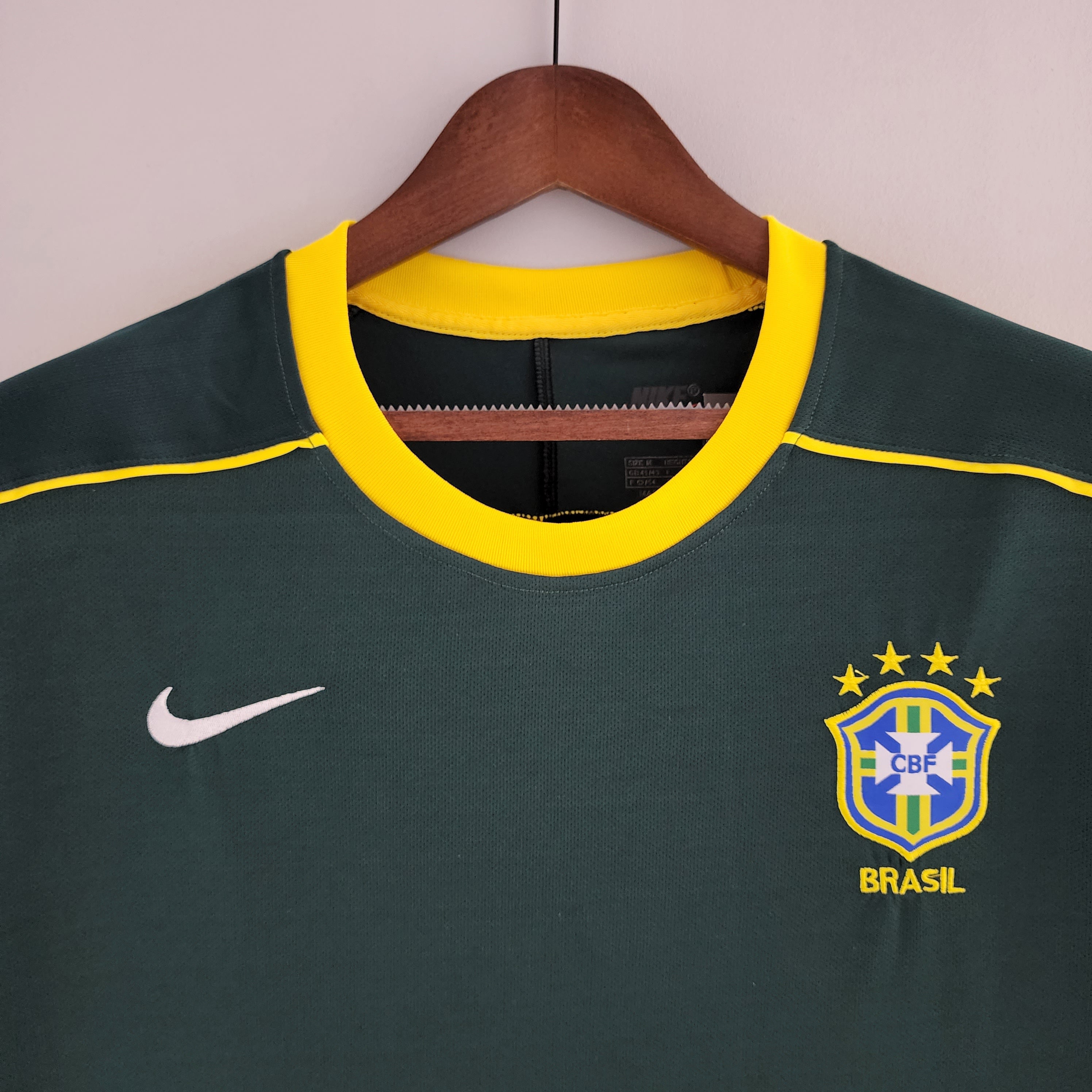 BRAZIL THIRD JERSEY 1998 - OLDMONEYSOCCER