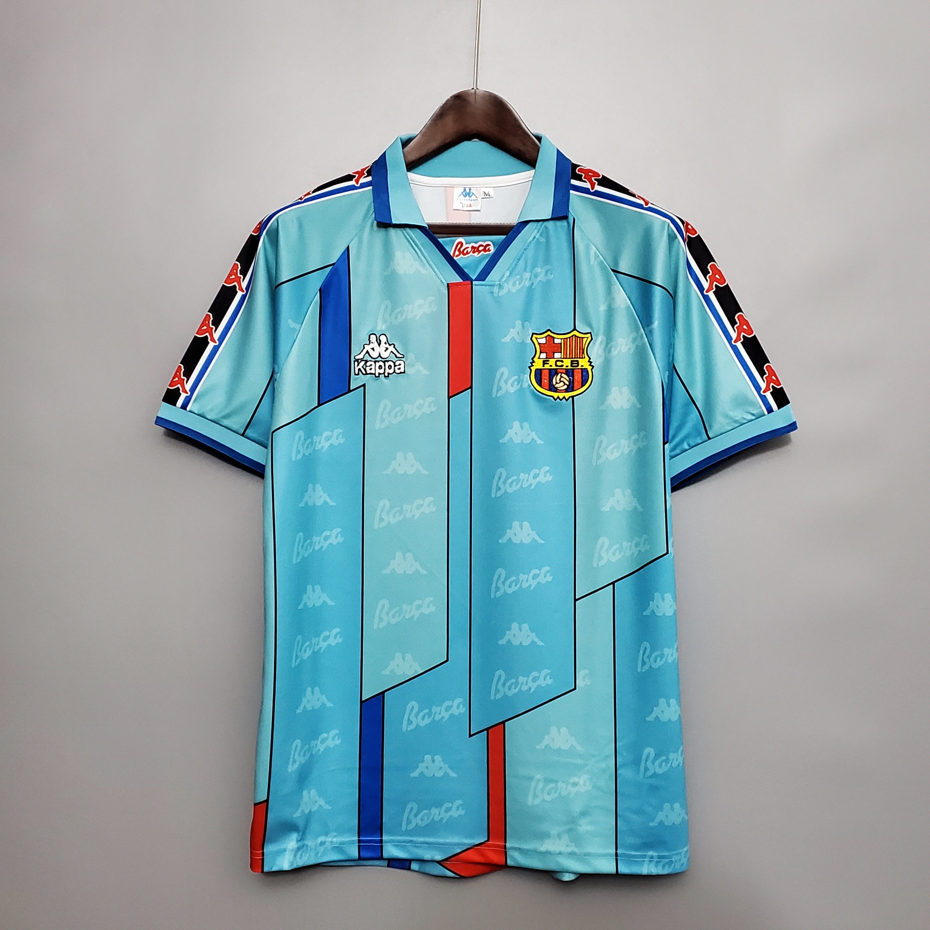 1996 Barca Retro Away Jersey - OLDMONEYSOCCER