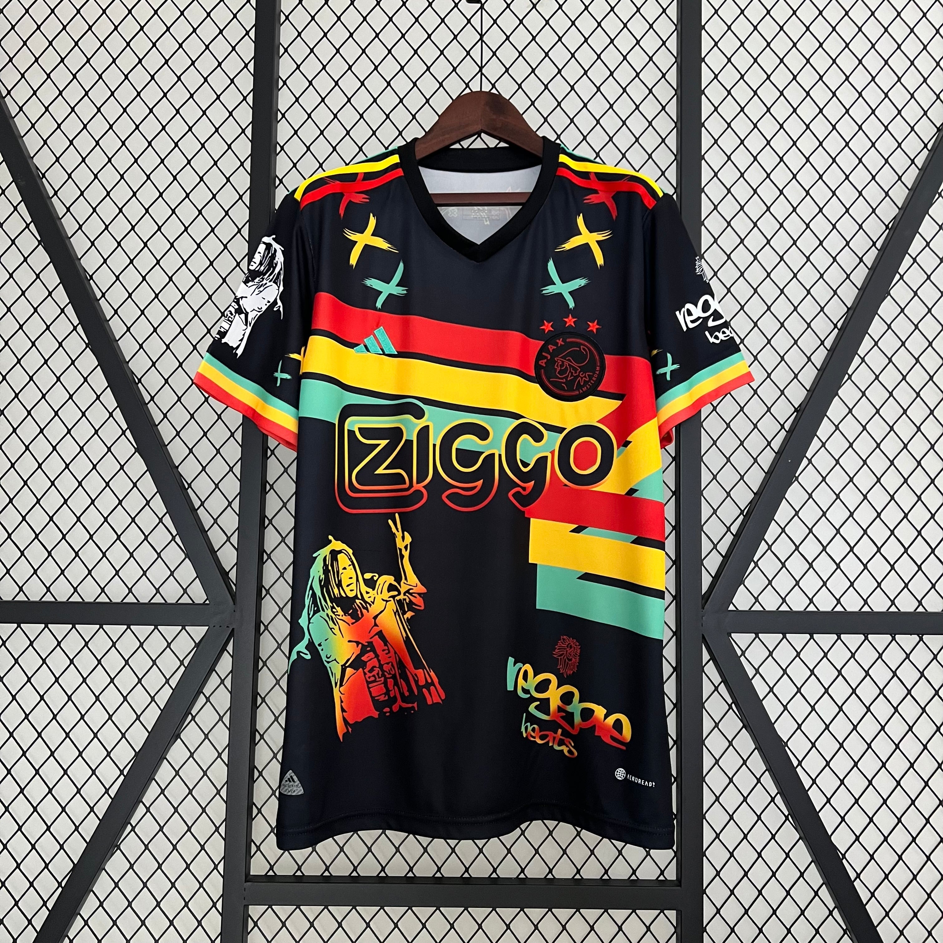 23-24 Ajax Bob Marley Jersey - Special Edition - OLDMONEYSOCCER