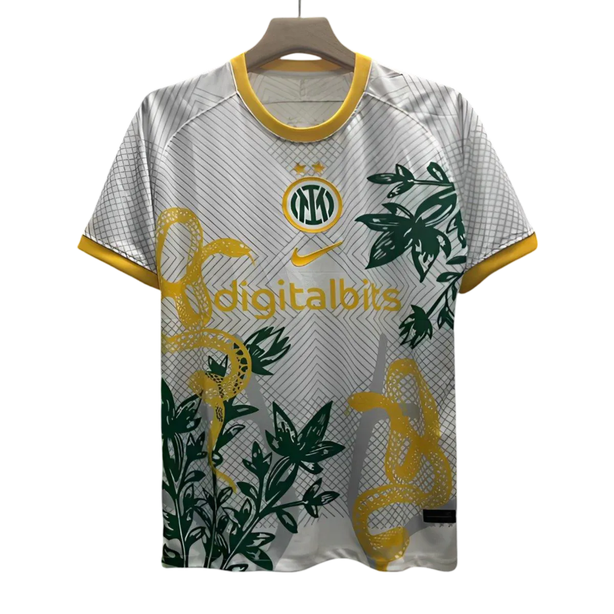 2024/2025 Inter Milan Witte Digitalbits Speciale Kit - Fanversie | Theheritagekit Store