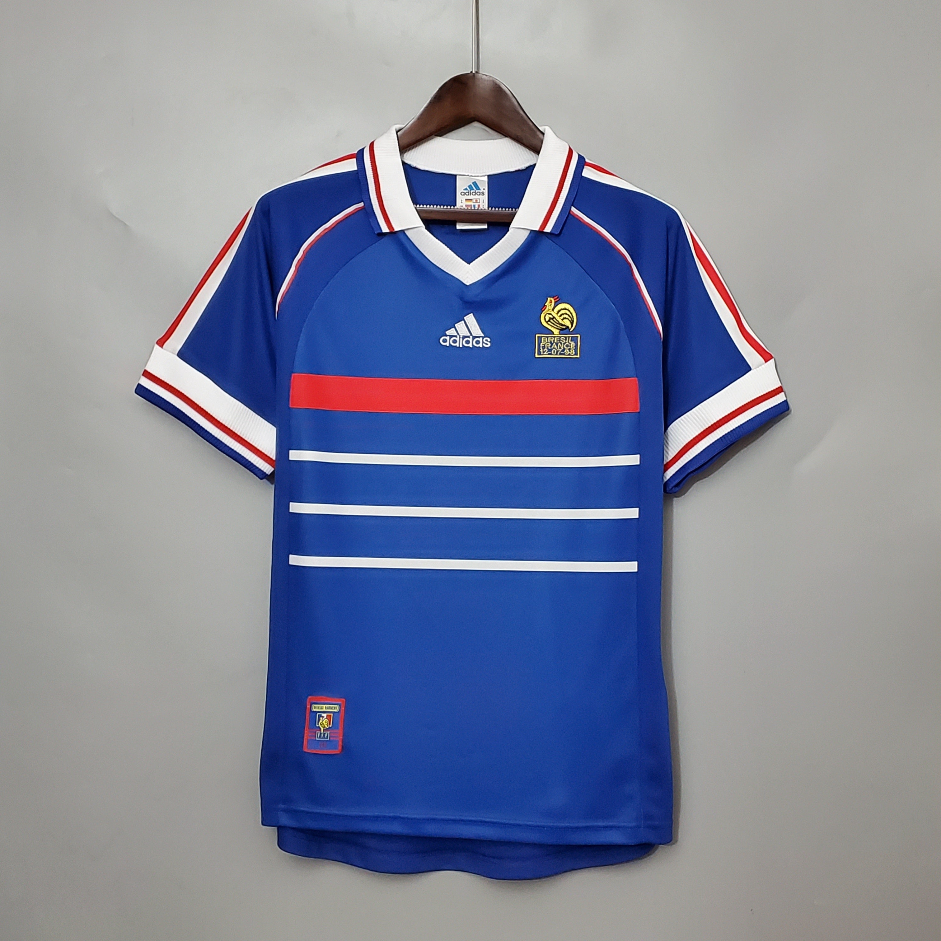 MAILLOT DOMICILE FRANCE 1998