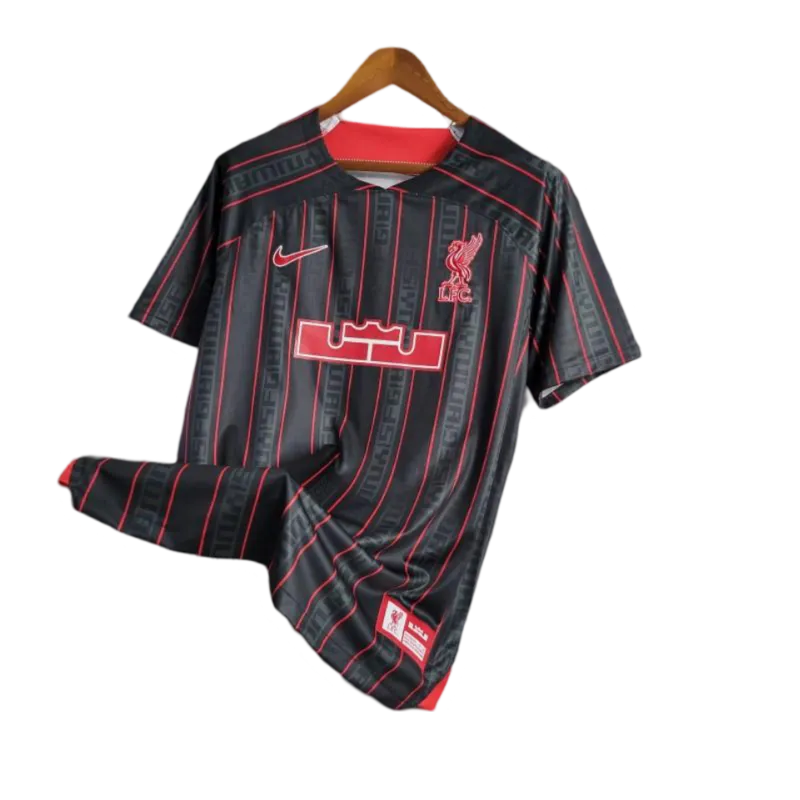 Liverpool X Lebron Black Jersey Fan Version