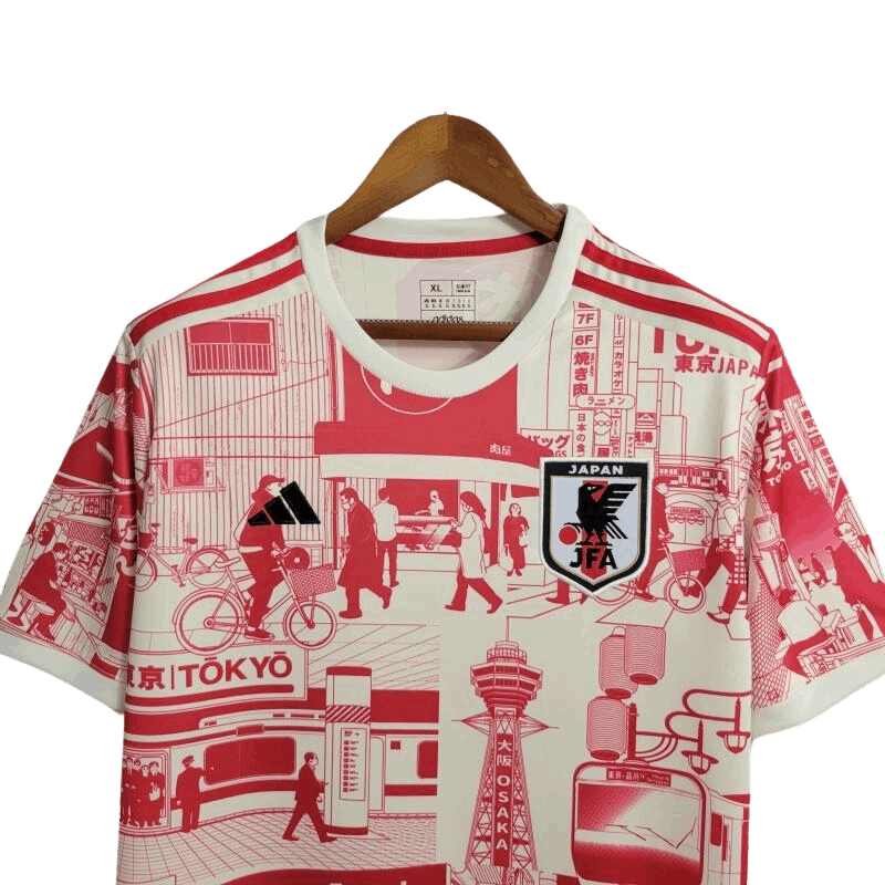 Japan White Red Tokyo Special Edition Kit - Fan Version
