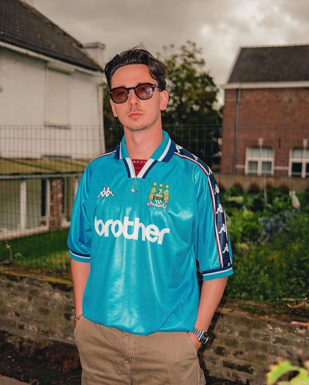 Vintage Manchester City-shirt uit 1997