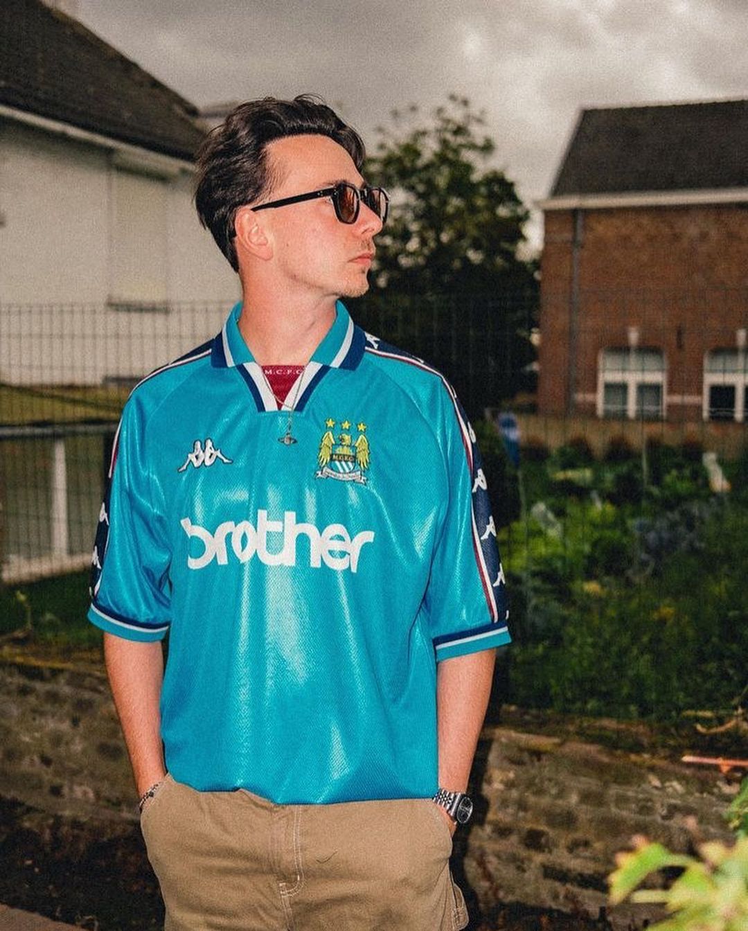Vintage Manchester City-shirt uit 1997