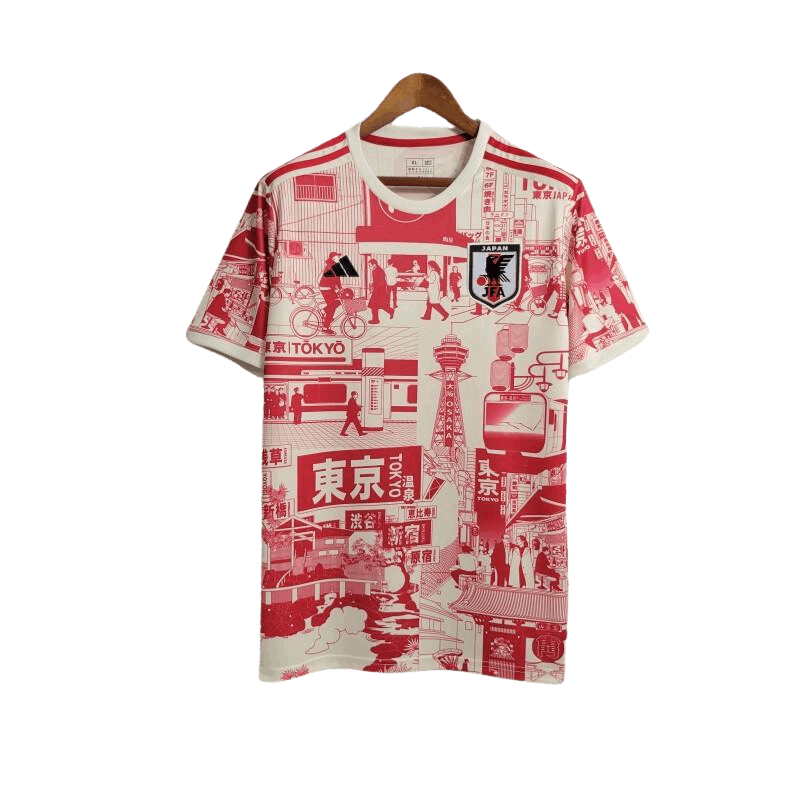 Japan White Red Tokyo Special Edition Kit - Fan Version