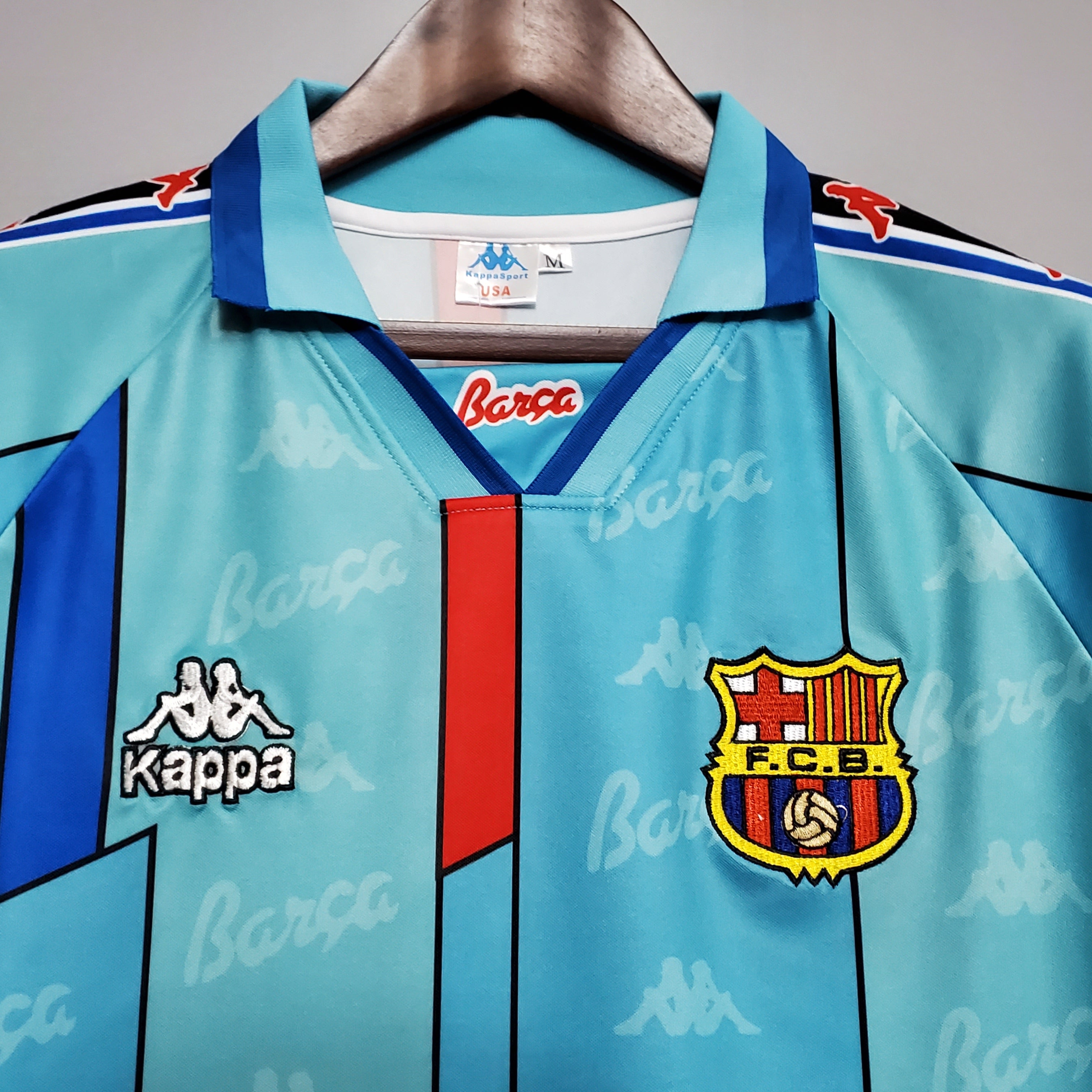 1996 Barca Retro Away Jersey - OLDMONEYSOCCER
