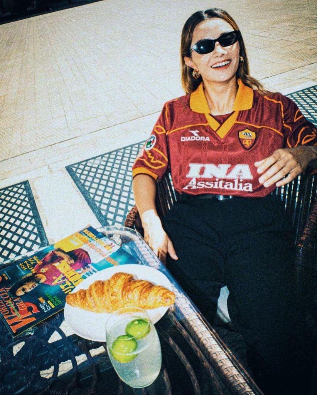 1999 Retro As Roma Home Kit