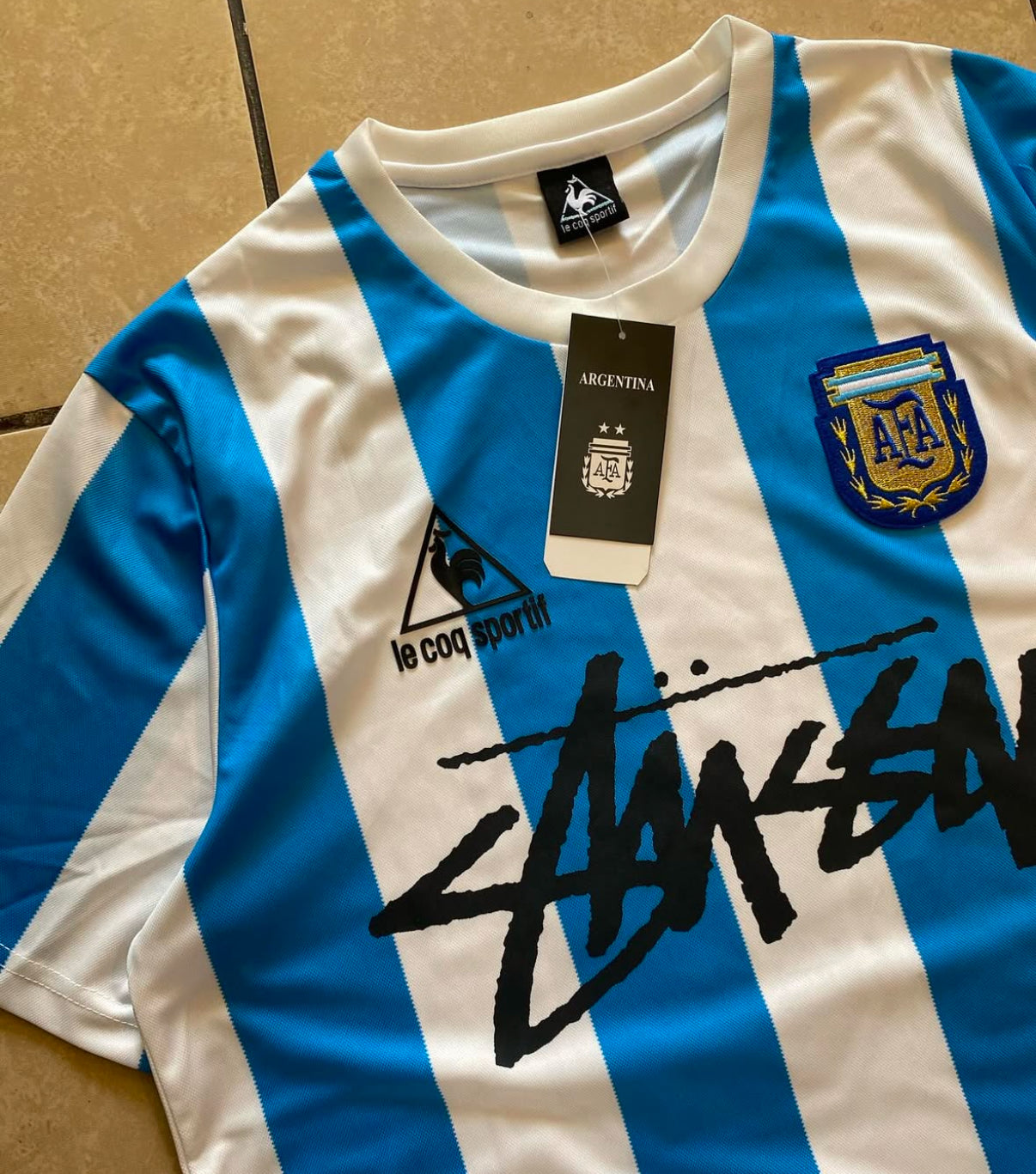 Kit rétro Argentine X Stussy 1986