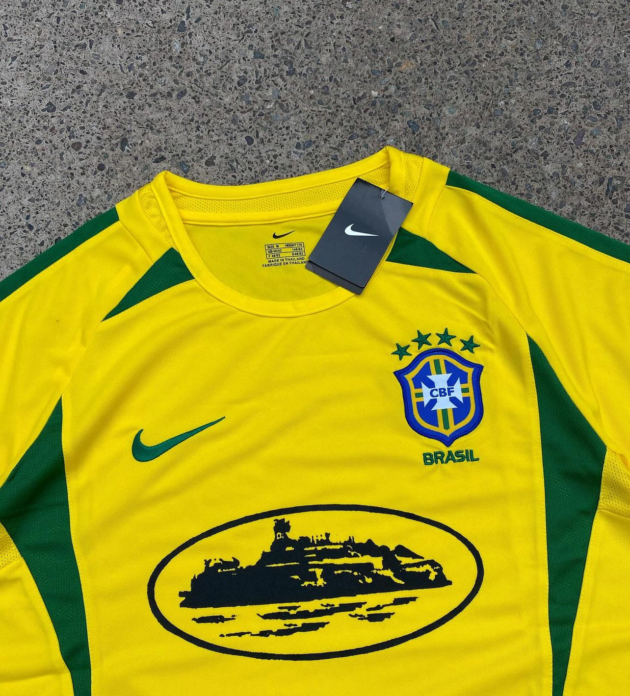 Brazil X Corteiz Football Jersey - Limited Edition