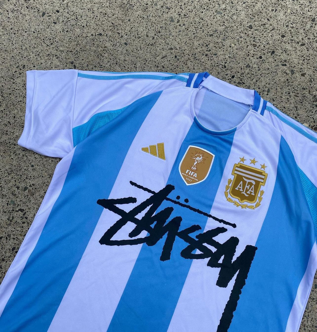 Argentinië X Stussy Special Edition-shirt