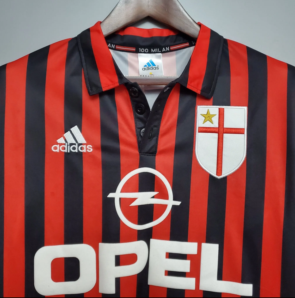 Ac Milan 1999 - 2000 Home Jersey