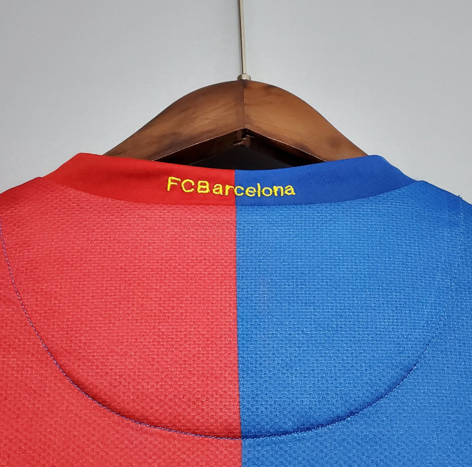 T-shirt rétro domicile Barcelone 2006-2007 (manches longues)