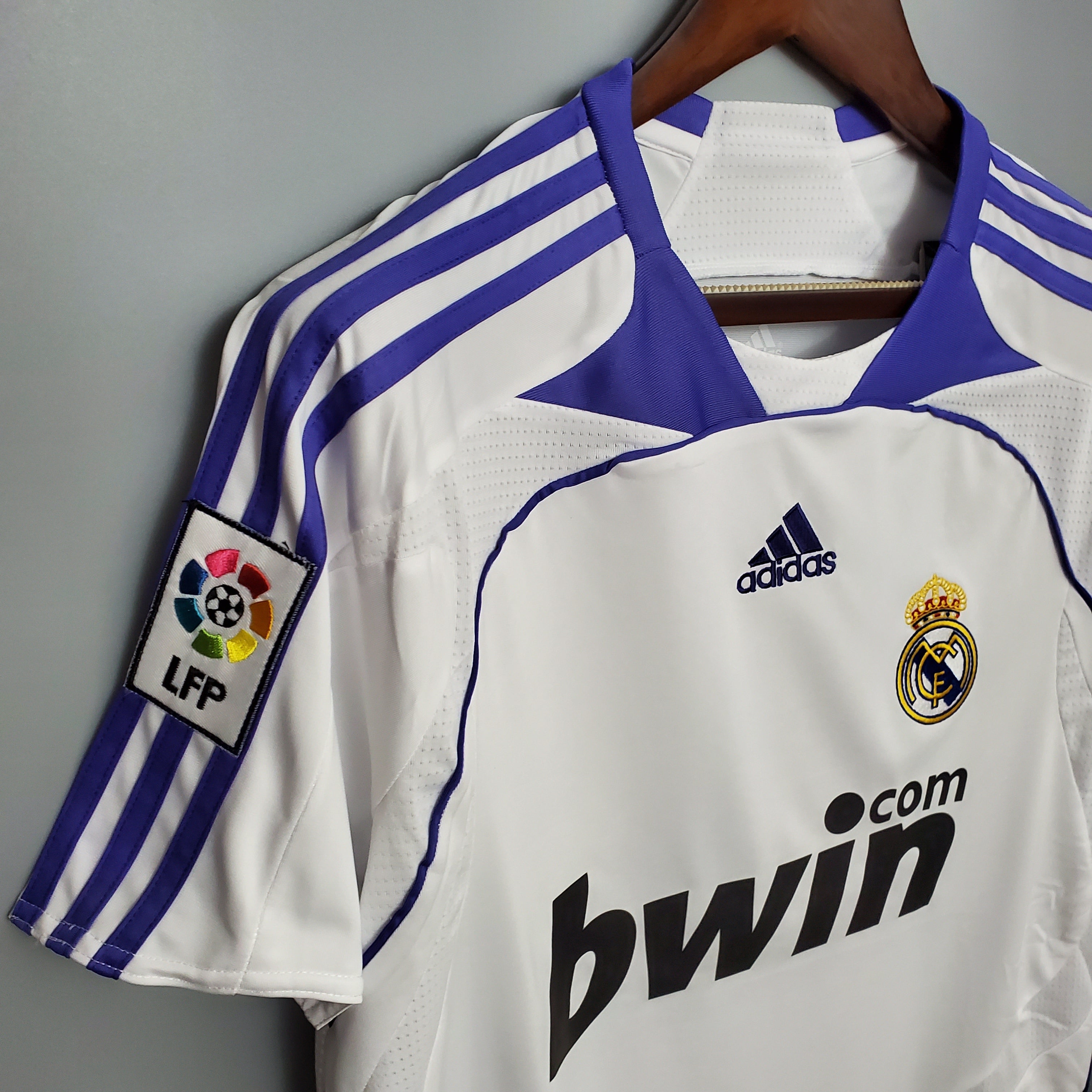Retro Real Madrid thuisshirt 2007-08