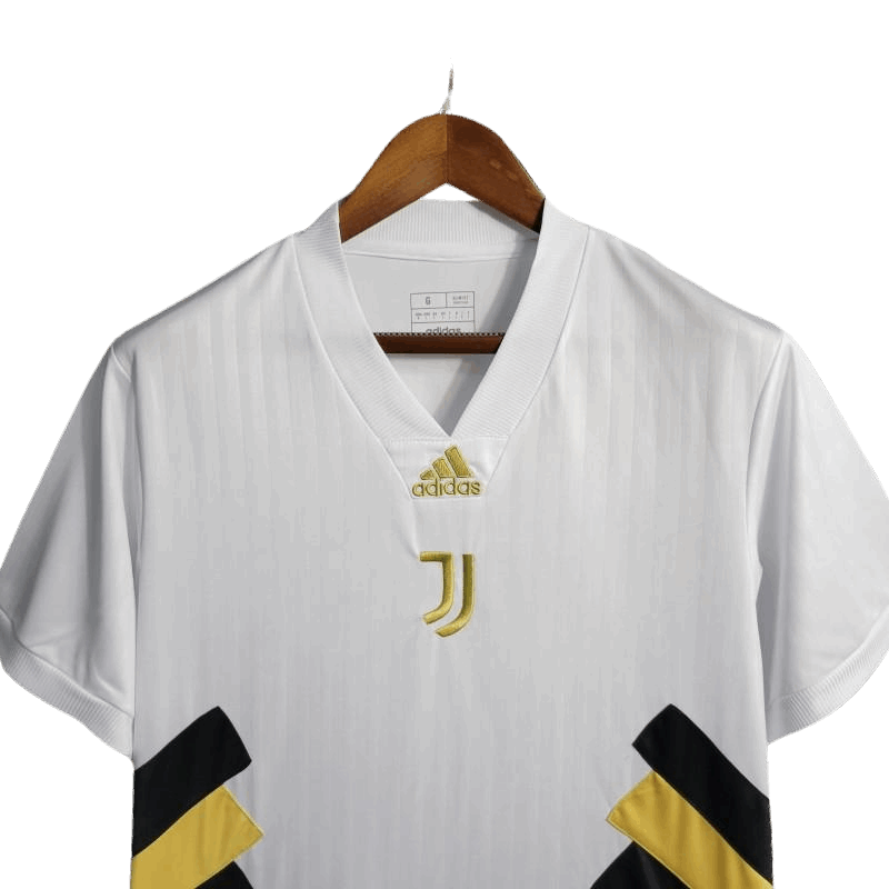 Kit Édition Spéciale Logo Broderie Icône Blanche Juventus - Version Fan