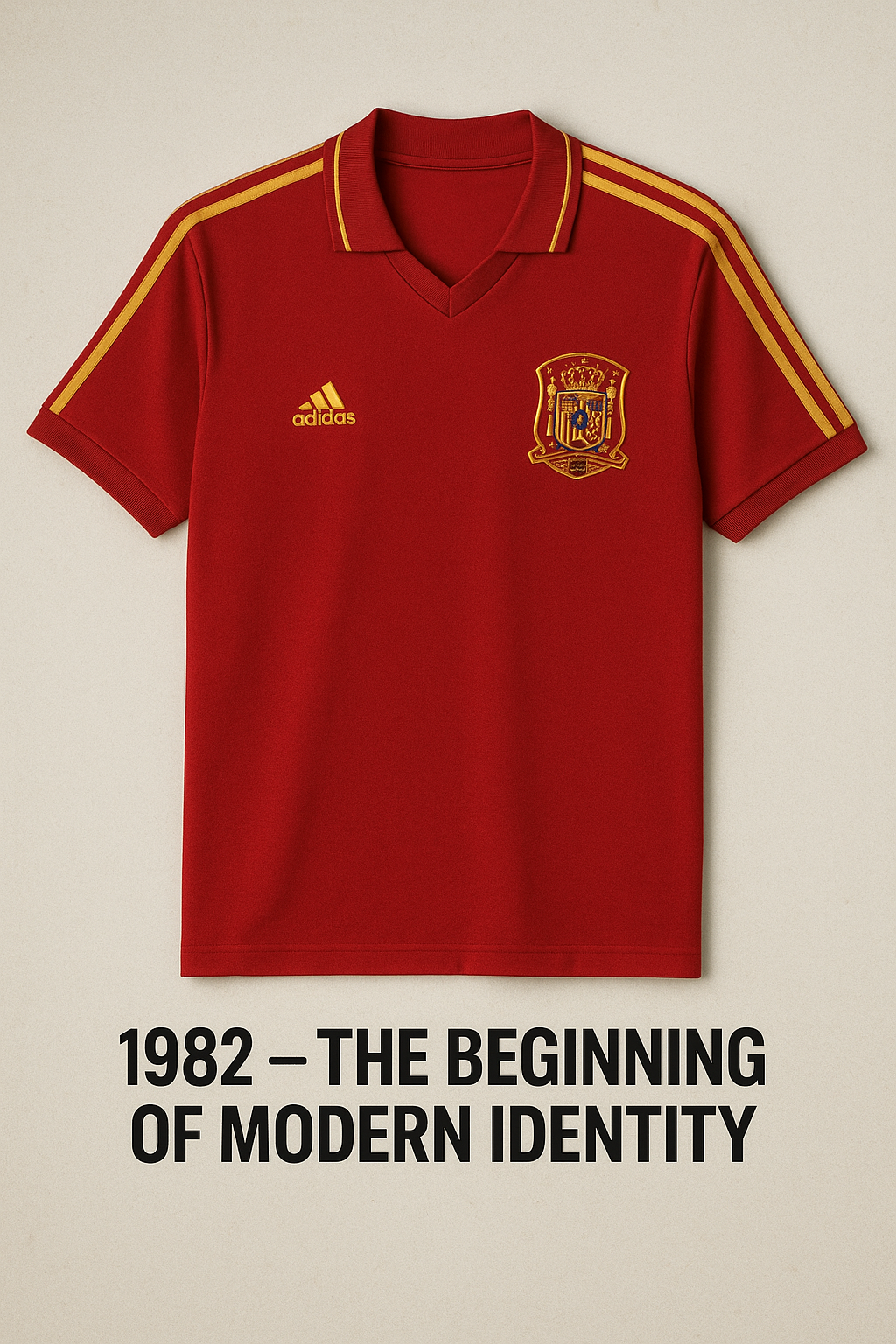 Spain’s Football Kits Evolution: From 1982 to 2010
