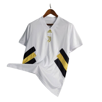 23-24 Juventus White Icon Embroidery Logo Special Edition Kit - Fan Version