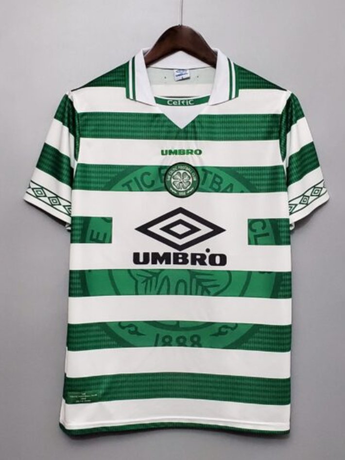 1997 Glasgow Celtic home retro kit