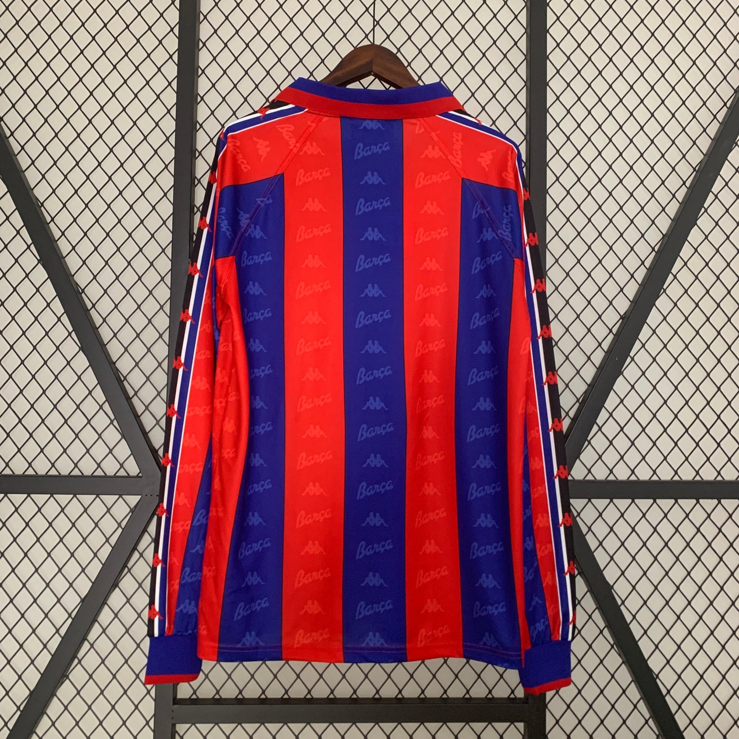 Barcelona 1996-1997 Retro Thuisshirt (Lange Mouwen)