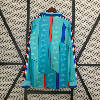 Maillot extérieur rétro Barcelone 1996-1997 (manches longues)