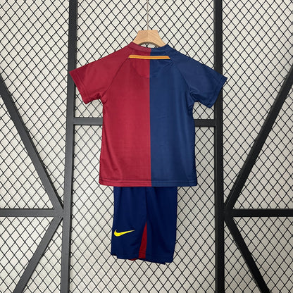 Barcelona 2008-2009 Retro Thuis T-shirt voor Kinderen