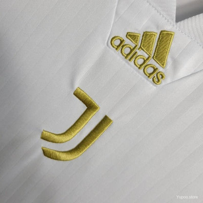 23-24 Juventus White Icon Embroidery Logo Special Edition Kit - Fan Version