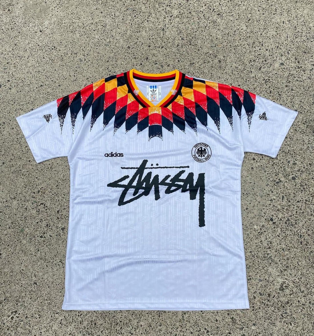 Maillot de football rétro Allemagne 1994 X Stussy | Édition spéciale