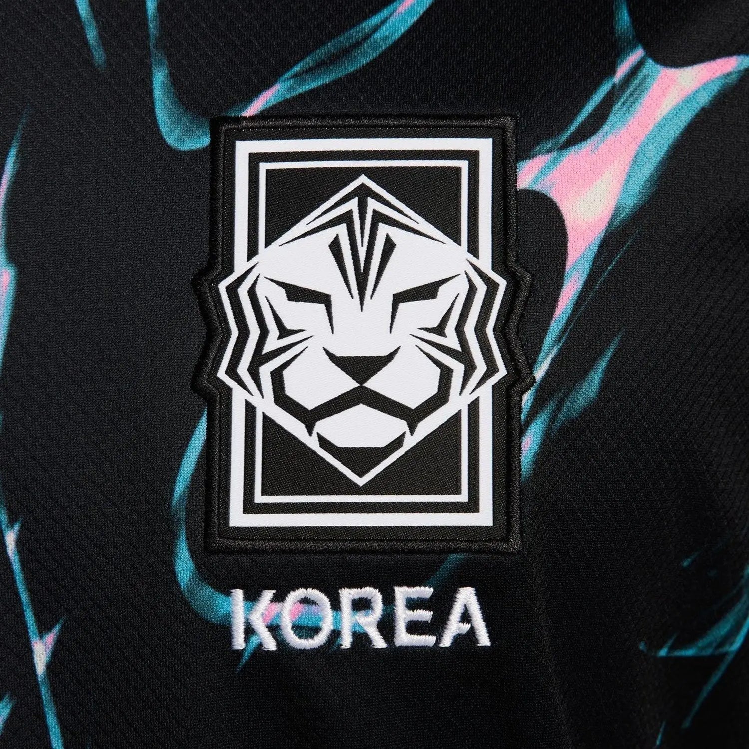 Maillot de football noir édition spéciale Corée x Stussy