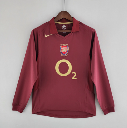 MAILLOT DOMICILE MANCHES LONGUES ARSENAL 2005-2006