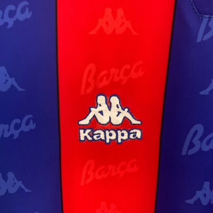 Barcelona 1996-1997 Retro Thuisshirt (Lange Mouwen)