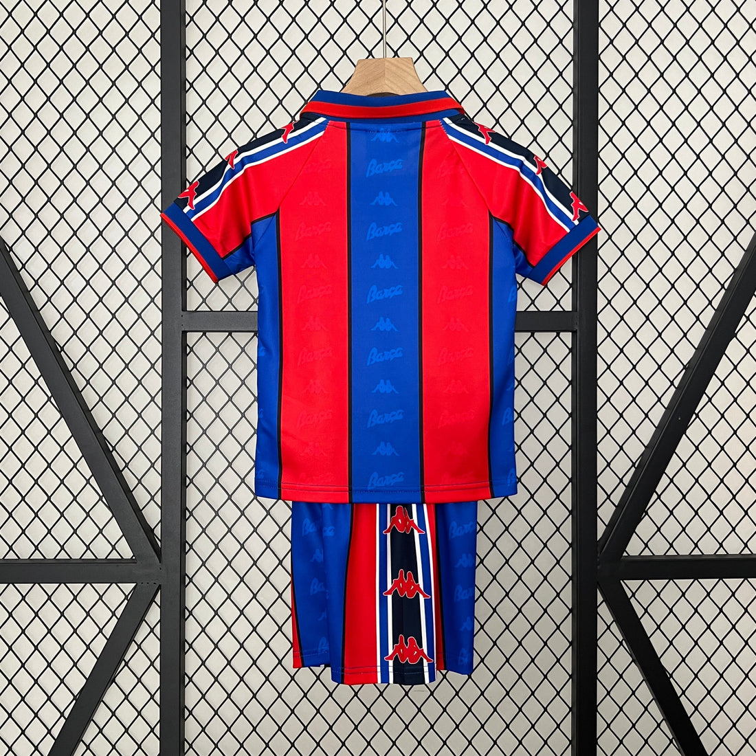 Barcelona 1996-1997 Retro Thuisshirt voor Kinderen