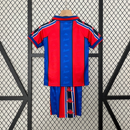 Barcelona 1996-1997 Retro Thuisshirt voor Kinderen