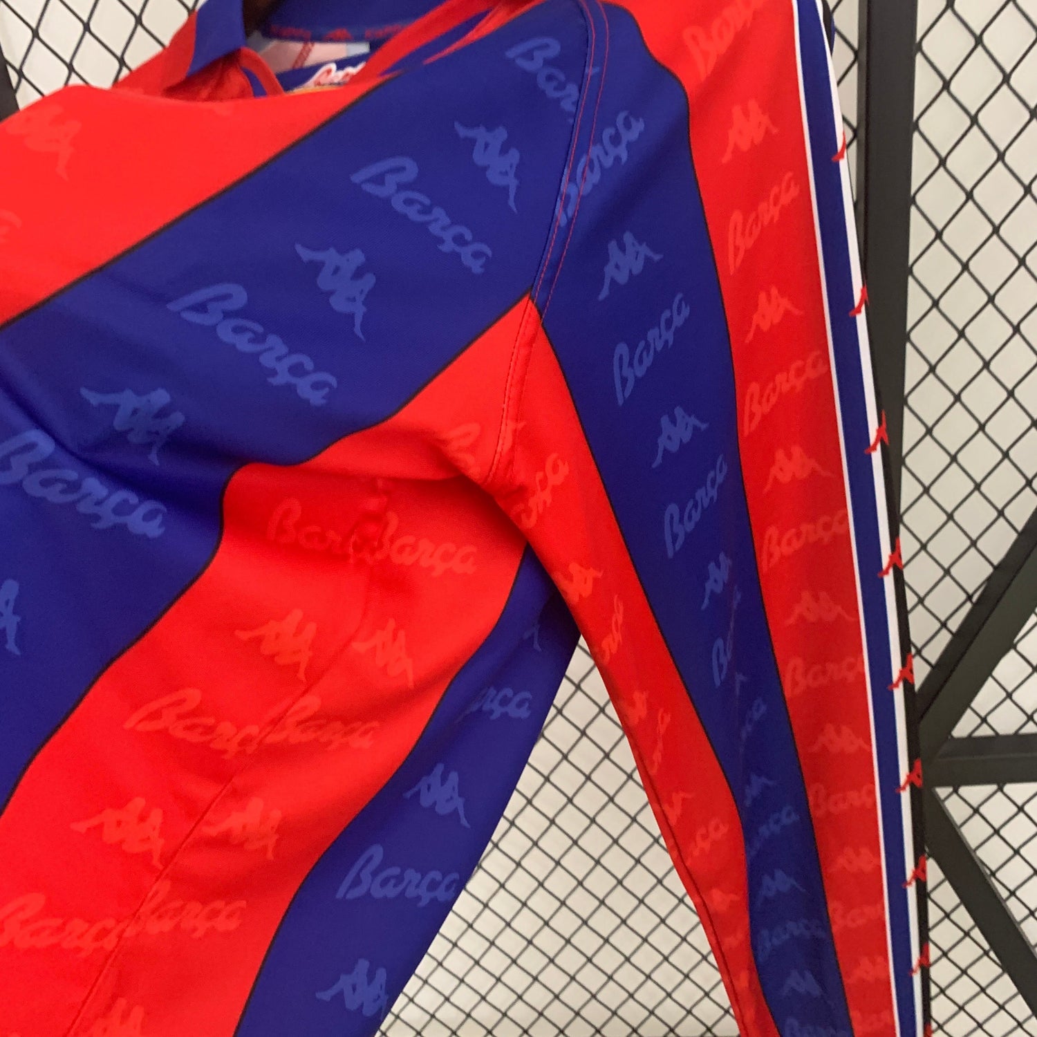 Barcelona 1996-1997 Retro Thuisshirt (Lange Mouwen)