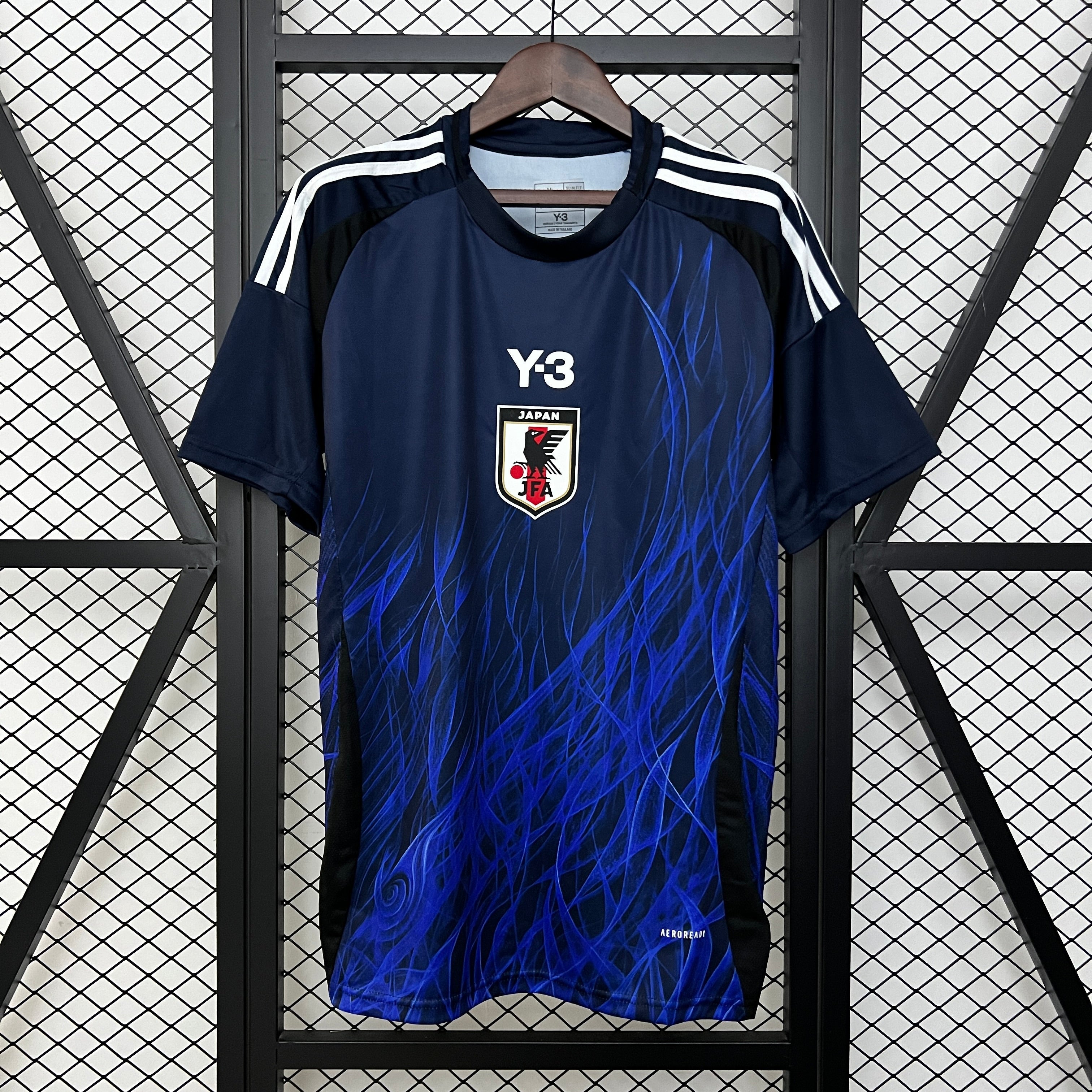 Japan Y-3 Blue Space Football Jersey - Special Edition